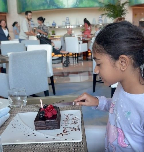 Allu Arjun Daughters Allu Arha Birthday Celebrations in Dubai
