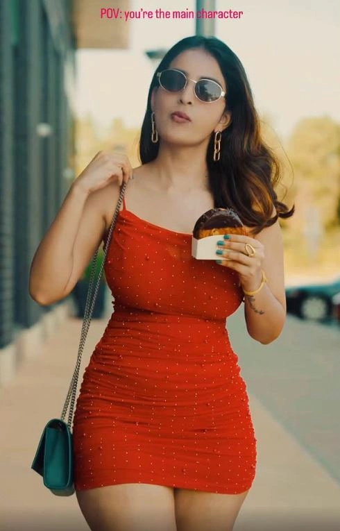 Ananya Nagalla Sizzling Photos in Short Dress