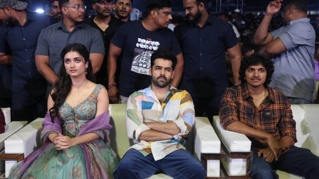 Ram Pothineni Bhagyashri Borse Andhra King Taluka Trailer Launch Event