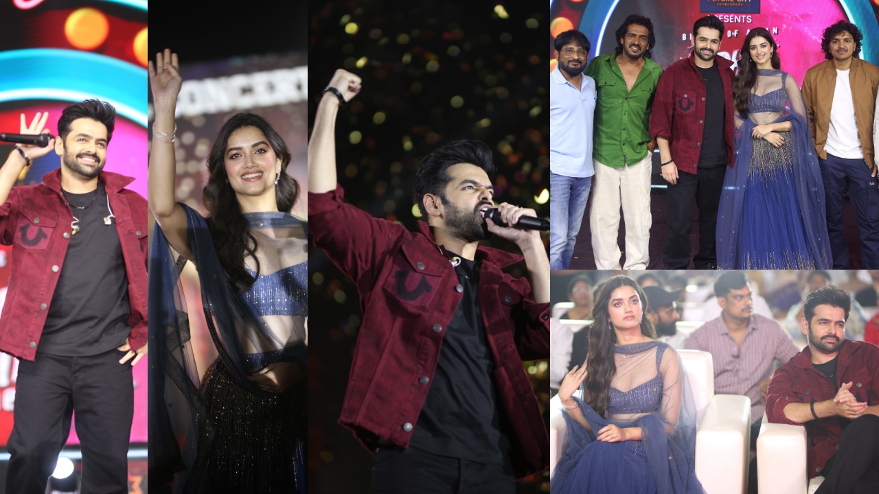 Andhra King Taluka : ‘ఆంద్ర కింగ్ తాలూకా’ మ్యూజికల్ కాన్సెర్ట్.. ఫోటోలు.. స్టేజిపై సింగర్ గా మారిన రామ్..