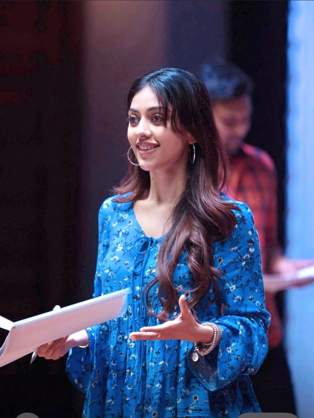 Anu Emmanuel Working Stills From The Girlfriend Movie