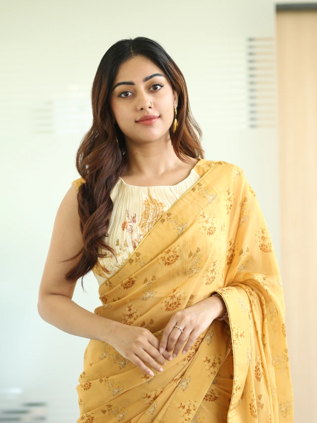 Anu Emmanuel Shines in Saree After The Girlfriend Success