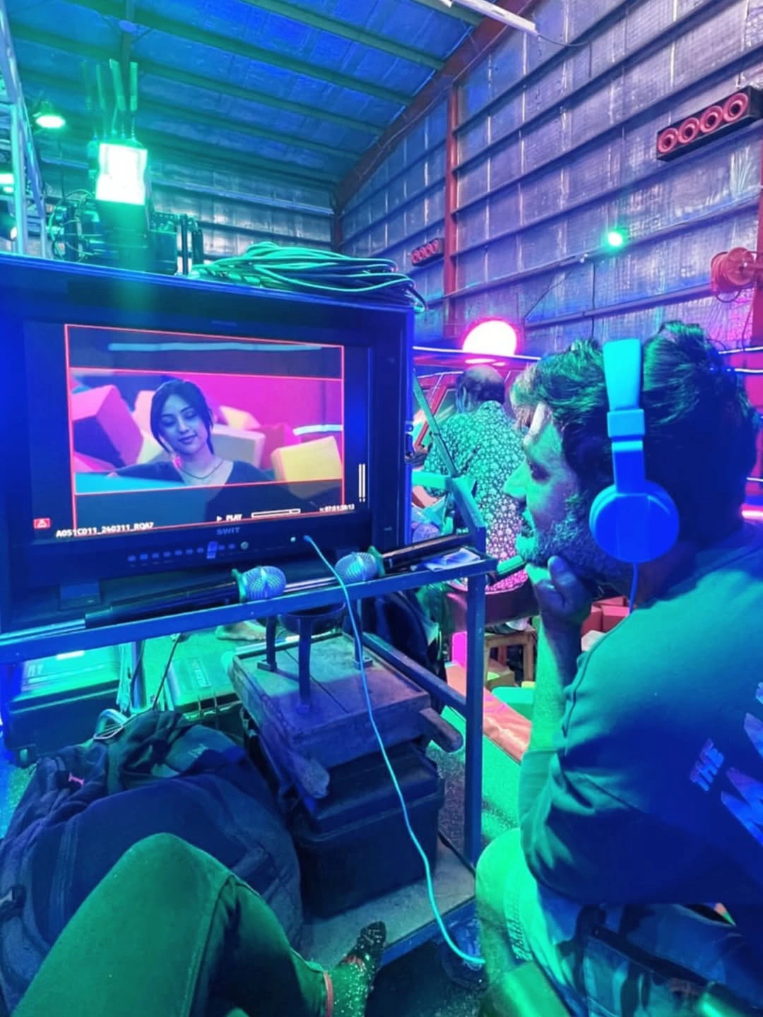 Anu Emmanuel Working Stills From The Girlfriend Movie