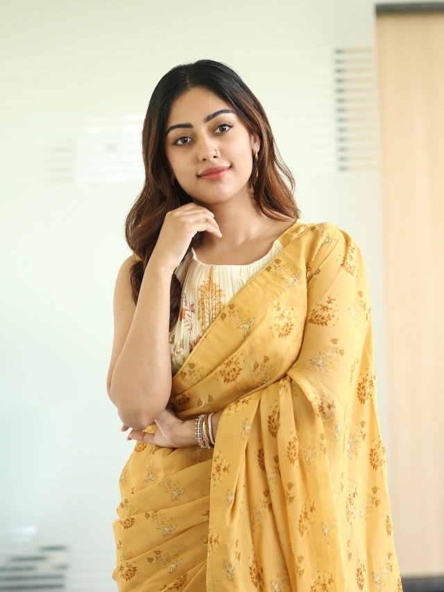 Anu Emmanuel Shines in Saree After The Girlfriend Success