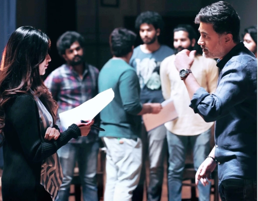 Anu Emmanuel Working Stills From The Girlfriend Movie