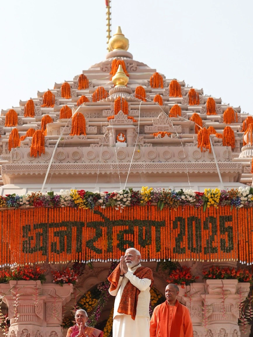 Dharma Dhwajarohan Utsav at Shri Ram Janmabhoomi Mandir in Ayodhya