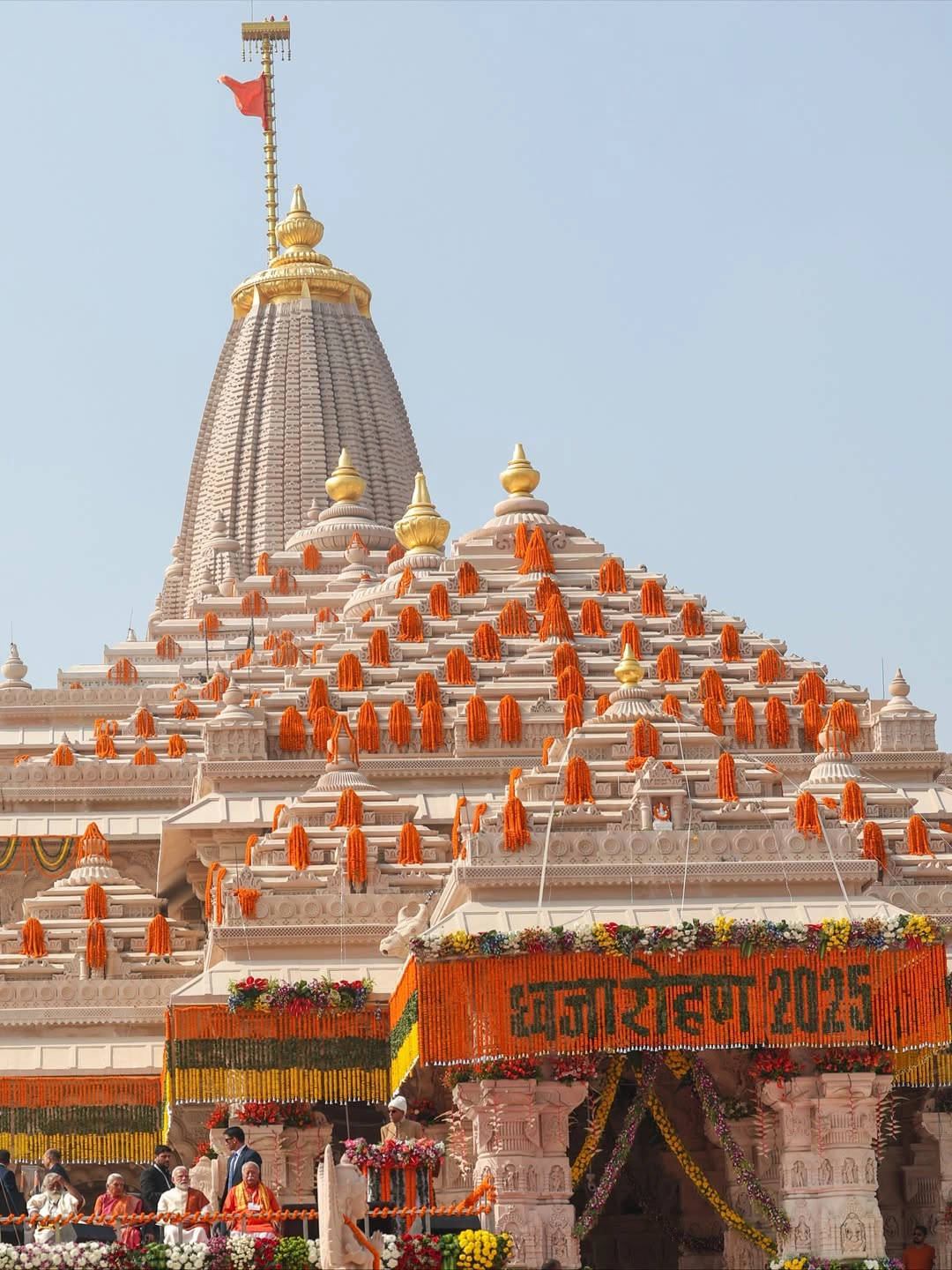Dharma Dhwajarohan Utsav at Shri Ram Janmabhoomi Mandir in Ayodhya