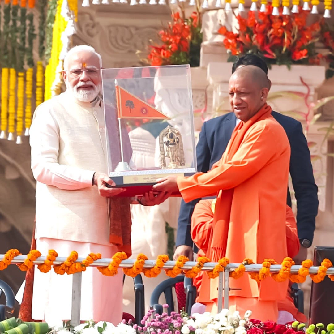 Dharma Dhwajarohan Utsav at Shri Ram Janmabhoomi Mandir in Ayodhya