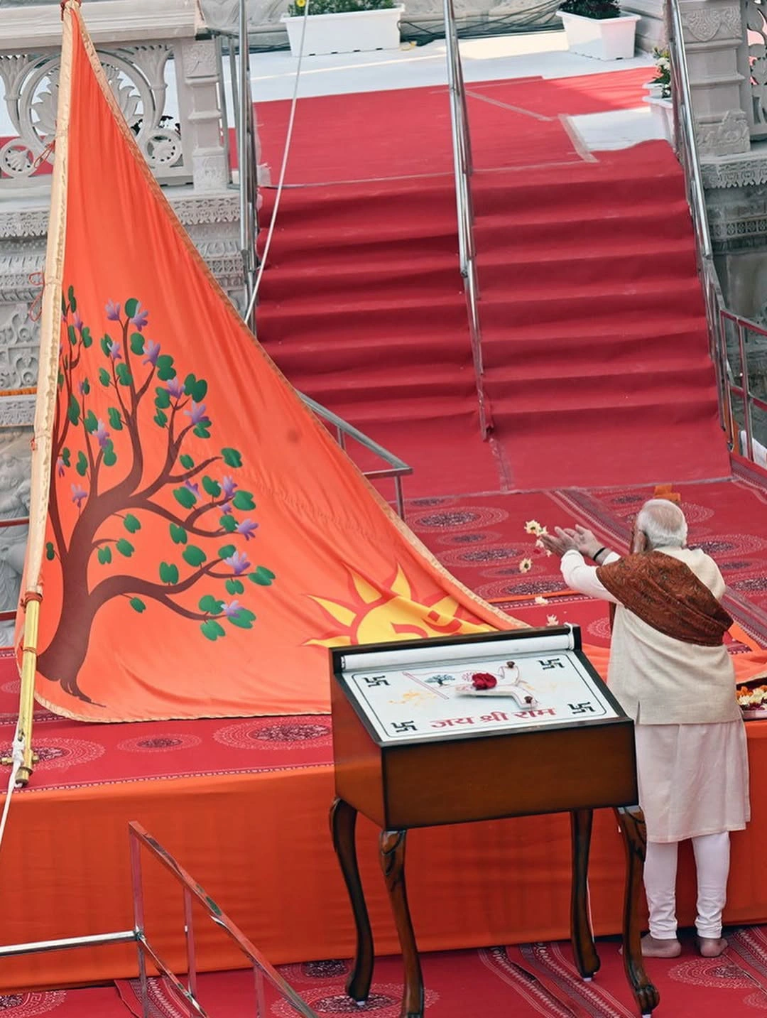 Dharma Dhwajarohan Utsav at Shri Ram Janmabhoomi Mandir in Ayodhya