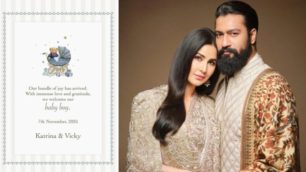 Bollywood star heroine Katrina Kaif gives birth to a baby boy