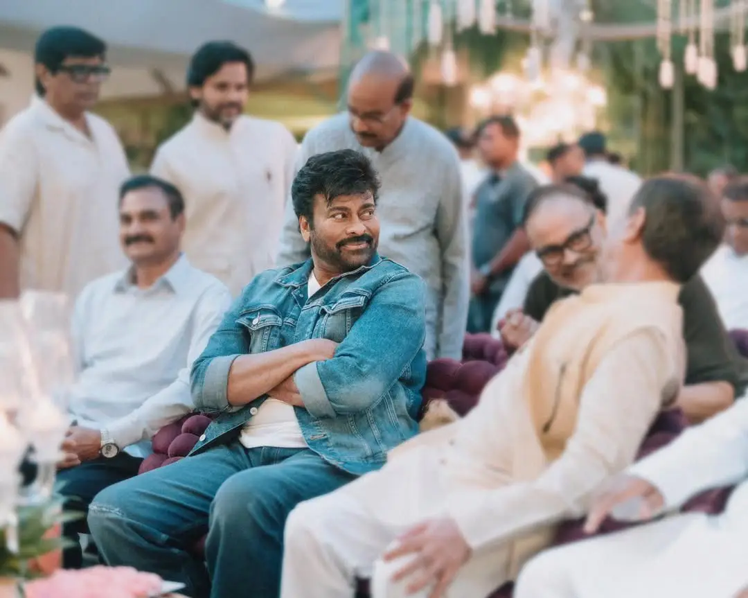 Chiranjeevi photos at Allu Sirish engagement ceremony (1)