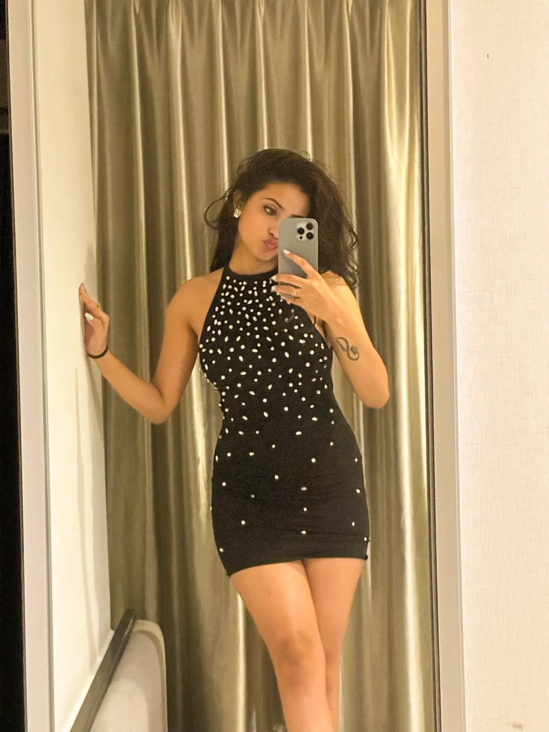 Deepika Pilli Dashing Looks in Short Dress