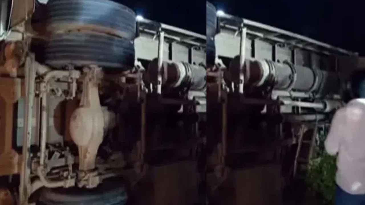 Bus Overturned: చేవెళ్ల ఘోర బస్సు ప్రమాదం మరువక ముందే.. మరో దుర్ఘటన.. బస్సు బోల్తా పడి ఇద్దరు మృతి