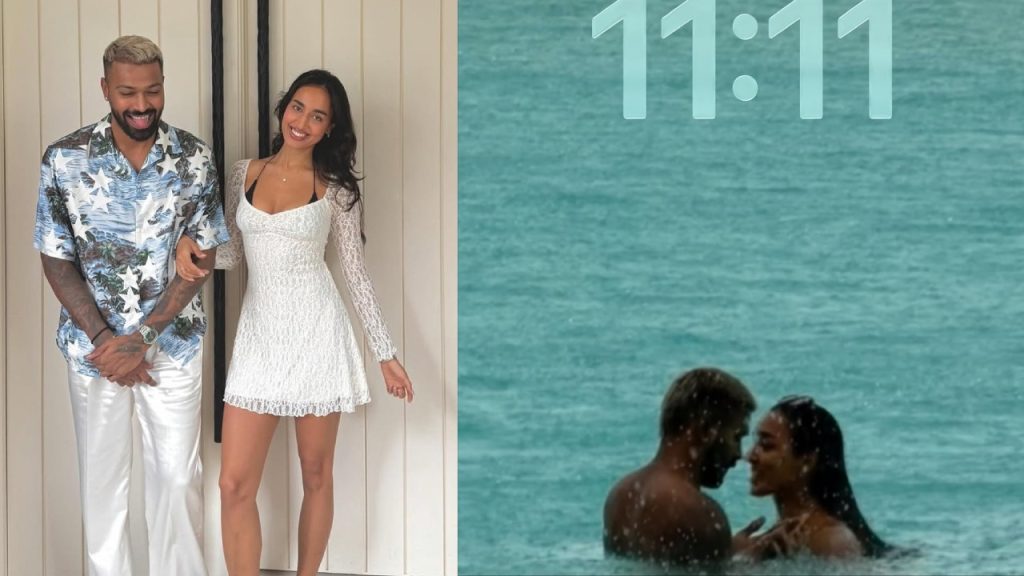 Hardik Pandya And Mahieka Sharma Ocean Moment