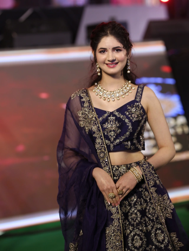 Harshaali Malhotra Stunning Looks in Akhanda 2 Thandavam Pre Release Event