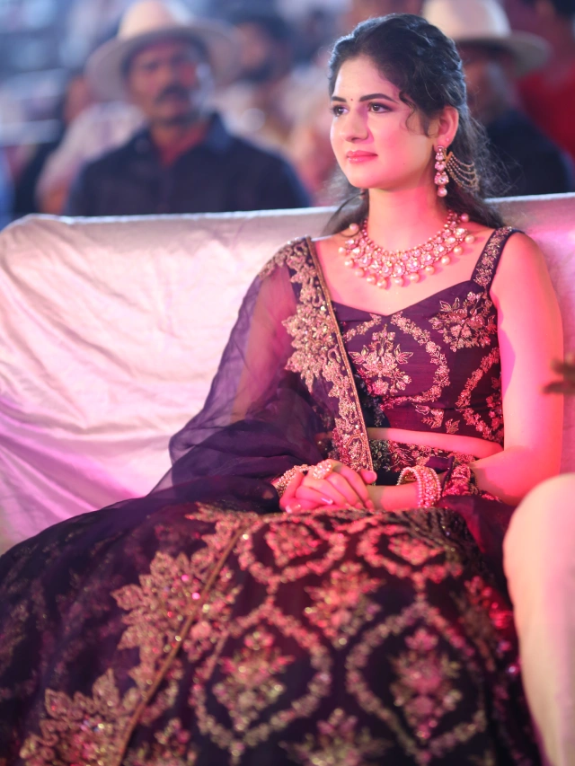 Harshaali Malhotra Stunning Looks in Akhanda 2 Thandavam Pre Release Event