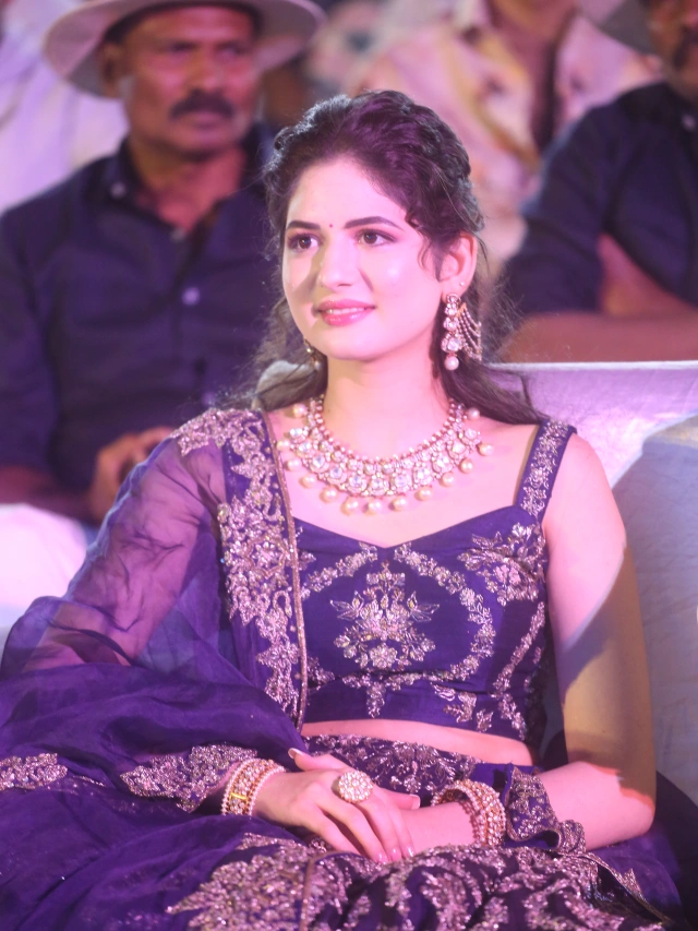 Harshaali Malhotra Stunning Looks in Akhanda 2 Thandavam Pre Release Event