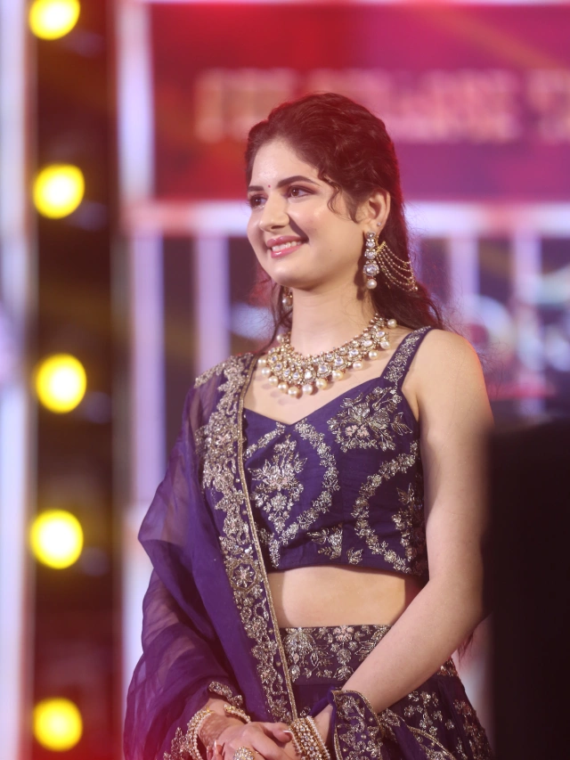 Harshaali Malhotra Stunning Looks in Akhanda 2 Thandavam Pre Release Event