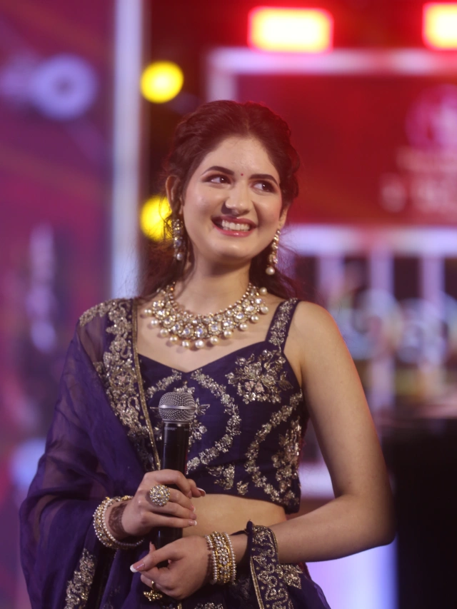 Harshaali Malhotra Stunning Looks in Akhanda 2 Thandavam Pre Release Event