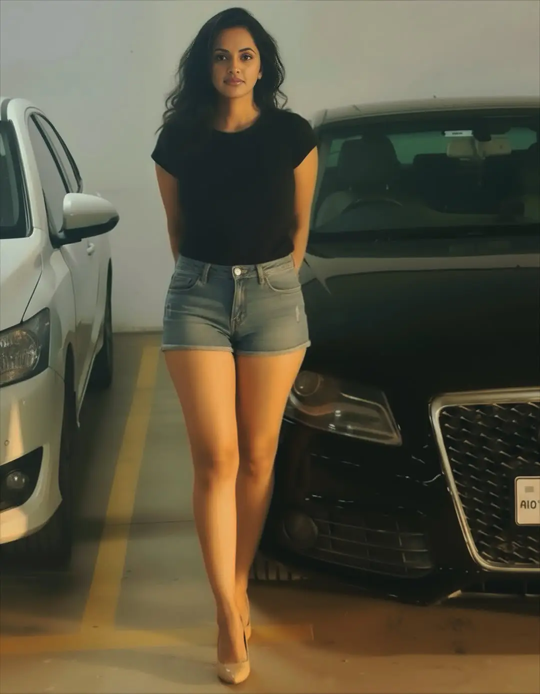 Jyothi Poorvaj latest hot photoshoot in shorts (1)