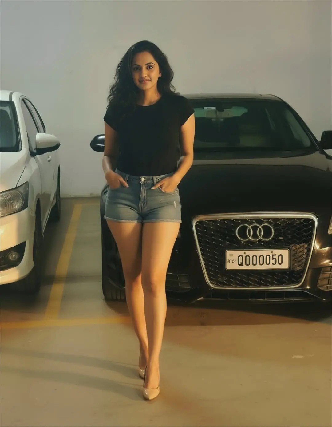 Jyothi Poorvaj latest hot photoshoot in shorts (1)