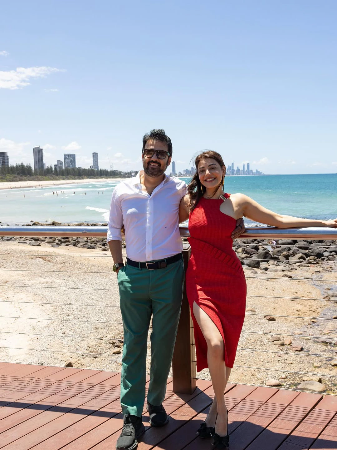 Kajal Aggarwal Enjoying Vacation in Australia with Husband Gautam Kitchlu