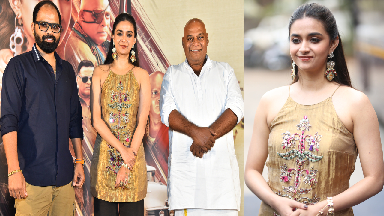 Revolver Rita: రివాల్వర్ రీటా మూవీ ఈవెంట్ లో కీర్తి సురేష్.. ఫోటోలు