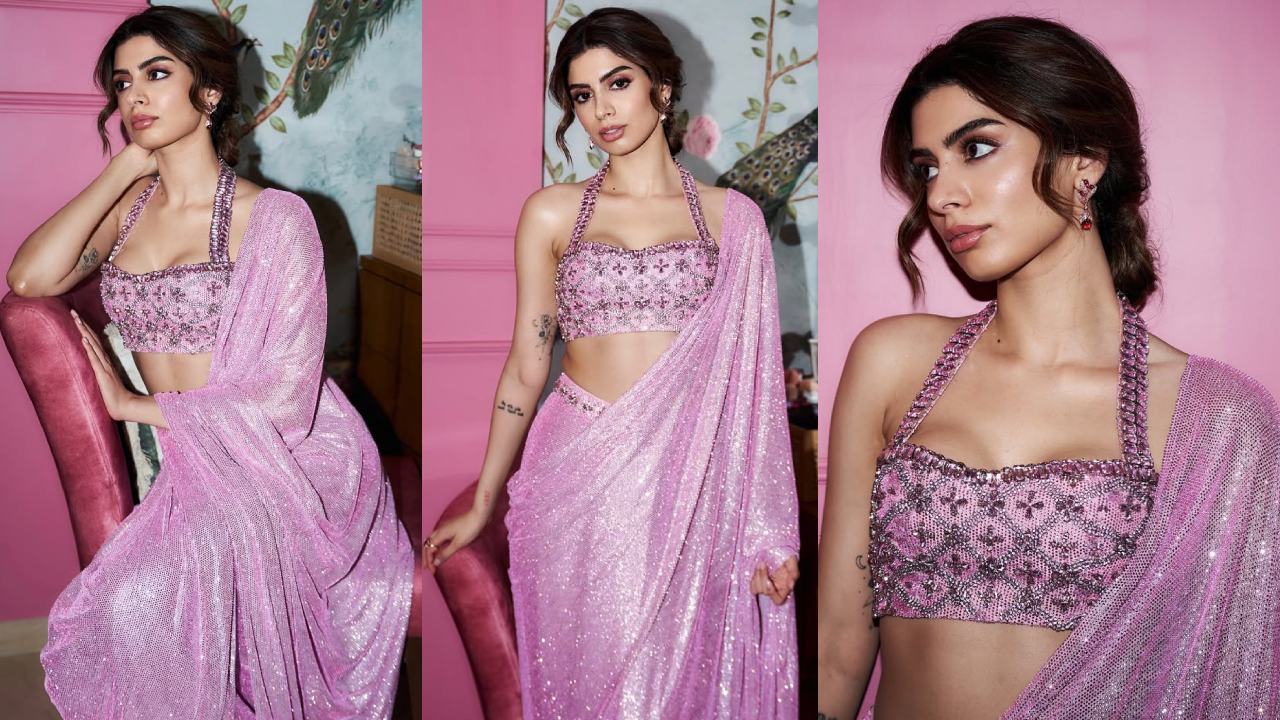 Khushi Kapoor: ఖుషీ కపూర్ అందాల విందు.. చీరలో వలపు వల.. ఫోటోలు