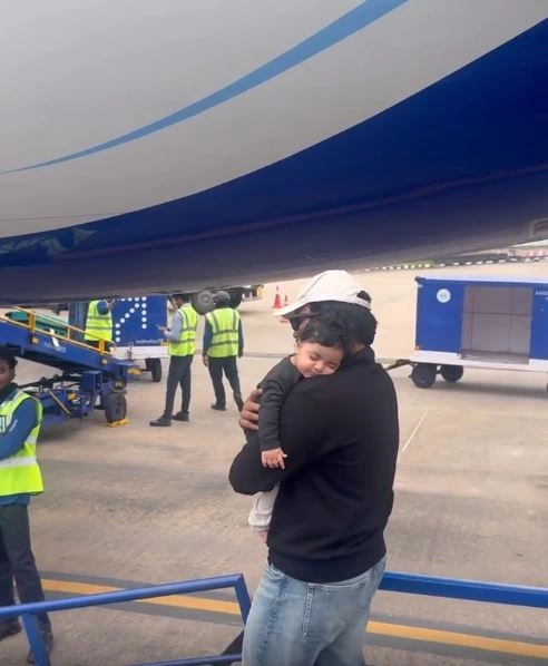 Kiran Abbavaram Enjoying Vacation with Family