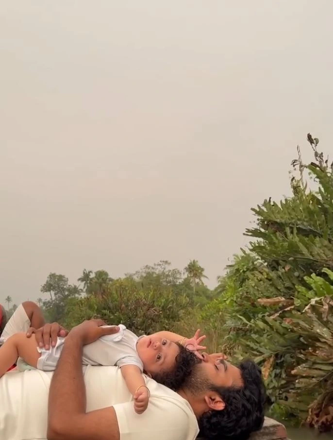 Kiran Abbavaram Enjoying Vacation with Family