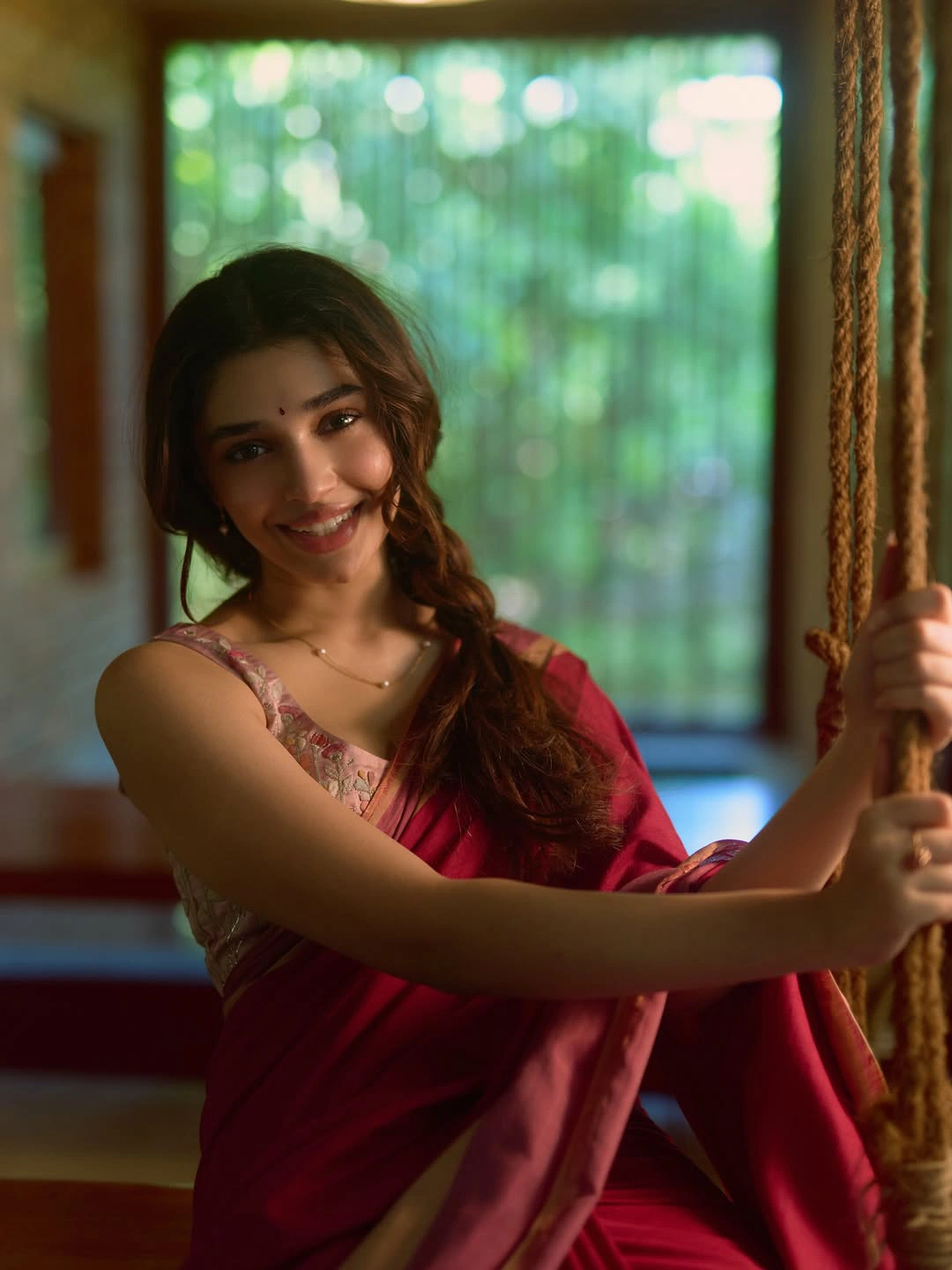 Krithi Shetty Stunning Looks in Saree