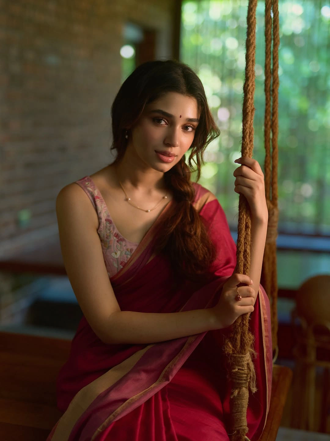 Krithi Shetty Stunning Looks in Saree