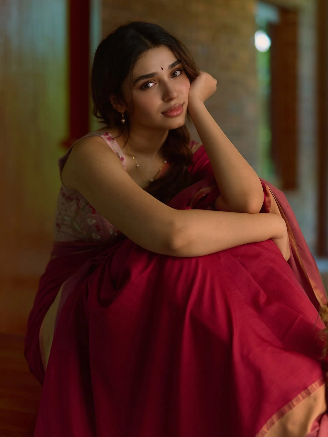 Krithi Shetty Stunning Looks in Saree