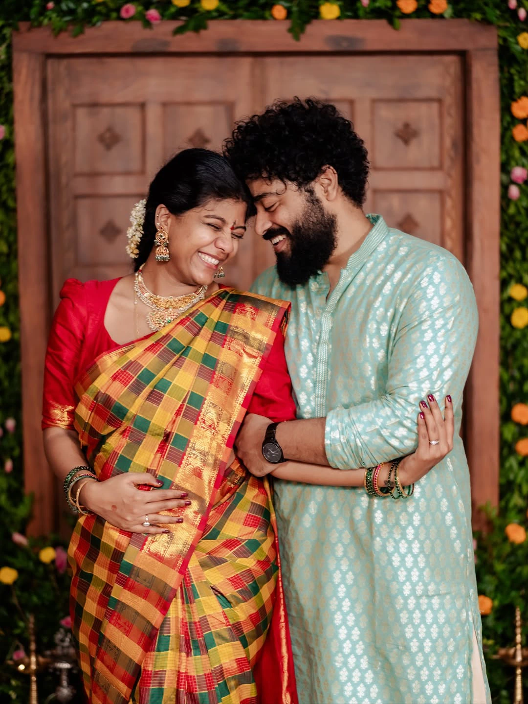 Varun sandesh Wife Actress Vithika Sheru Sister Krithika Sheru Baby Shower Event