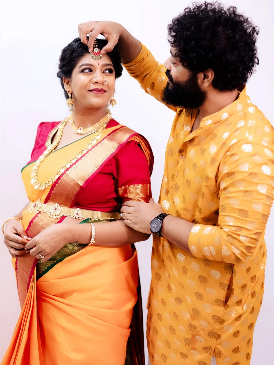 Varun sandesh Wife Actress Vithika Sheru Sister Krithika Sheru Baby Shower Event