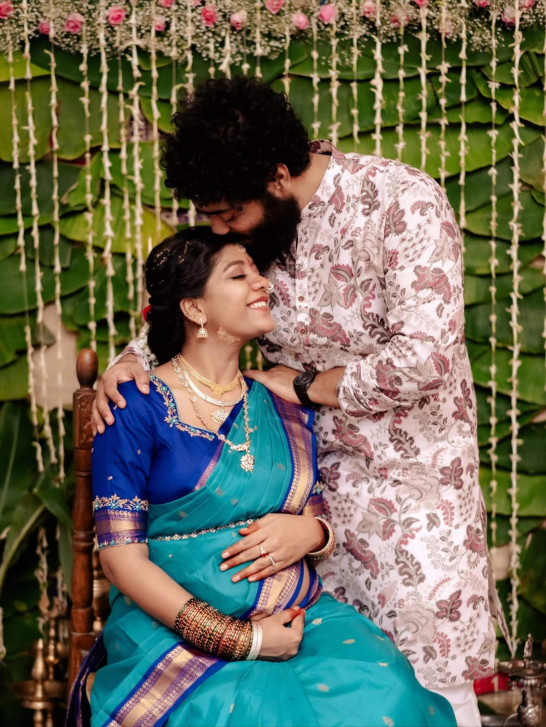 Varun sandesh Wife Actress Vithika Sheru Sister Krithika Sheru Baby Shower Event