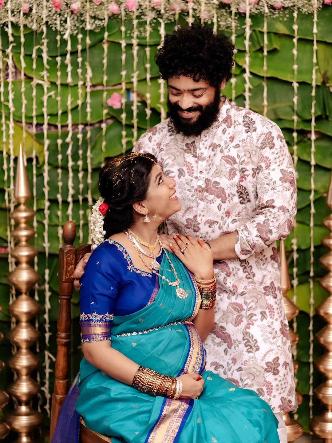 Varun sandesh Wife Actress Vithika Sheru Sister Krithika Sheru Baby Shower Event