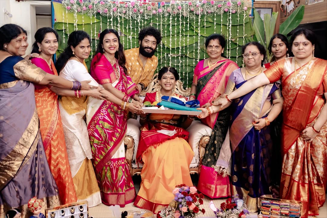 Varun sandesh Wife Actress Vithika Sheru Sister Krithika Sheru Baby Shower Event