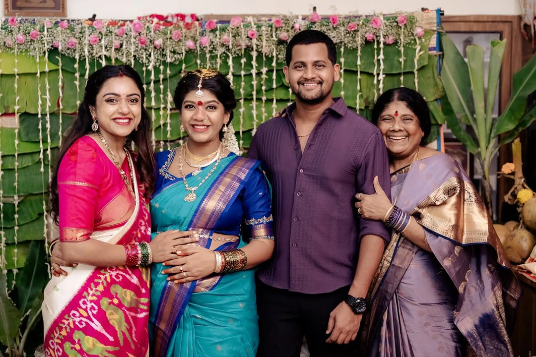 Varun sandesh Wife Actress Vithika Sheru Sister Krithika Sheru Baby Shower Event