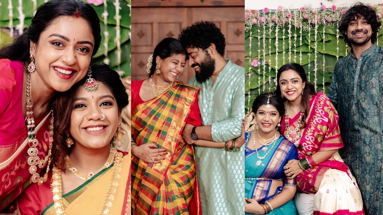 Krithika Sheru Baby Shower : చెల్లి సీమంతం దగ్గరుండి సెలబ్రేట్ చేసిన హీరోయిన్.. కృతిక షేరు సీమంతం ఫొటోలు చూశారా?