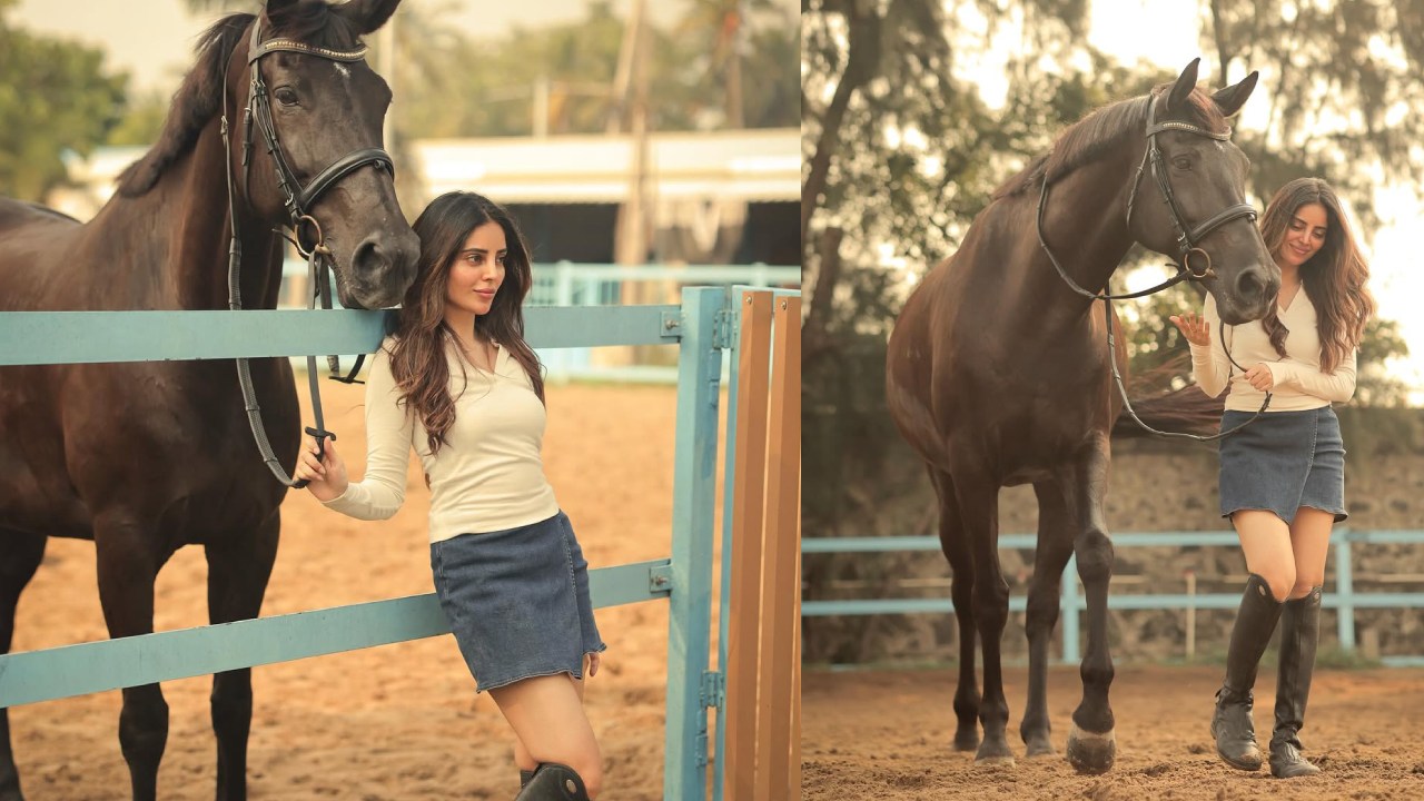 Kushitha Kallapu : హార్స్ రైడింగ్.. గుర్రంతో హాట్ లుక్స్ లో పోజులిచ్చిన కుషిత.. ఫొటోలు..