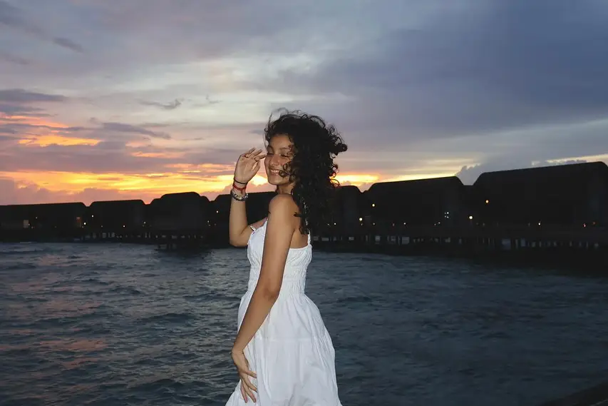 Mahesh Babu daughter Sitara Ghattamaneni enjoying her vacation in Maldives (1)