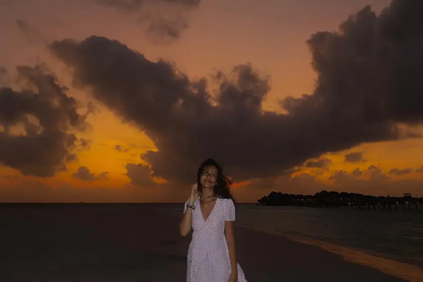 Mahesh Babu daughter Sitara Ghattamaneni enjoying her vacation in Maldives (1)