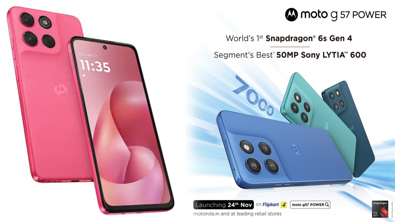 Moto G57 Power : మోటోరోలా ఫ్యాన్స్ గెట్ రెడీ.. మోటో G57 పవర్ వస్తోందోచ్.. లాంచ్ డేట్ ఇదే.. ధర, ఫీచర్లపై భారీ అంచనాలు!