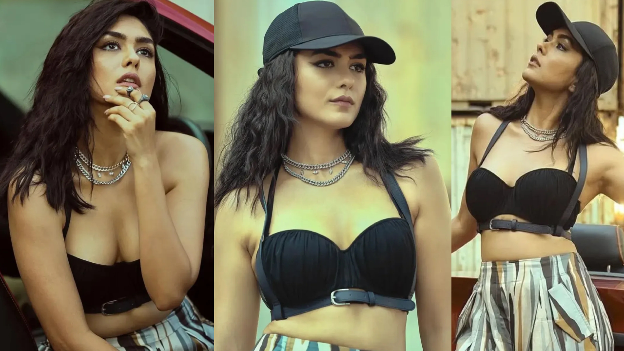 Mrunal Thakur: స్లీవ్ లెస్ టాప్ లో టాప్ లేపుతున్న మృణాల్.. ఫొటోలు