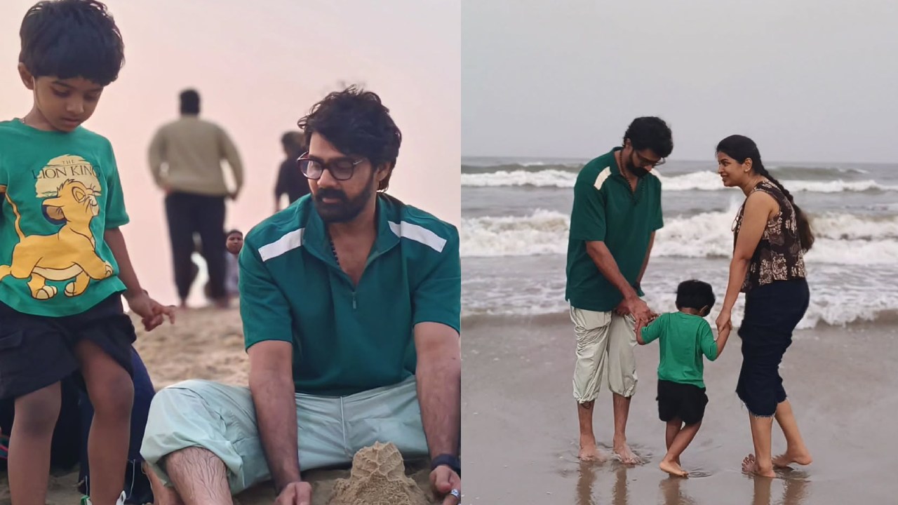 Naveen Chandra : బీచ్ లో సరదాగా.. నవీన్ చంద్ర భార్య, కొడుకుని చూశారా..? ఫ్యామిలీతో ఎంజాయ్ చేస్తున్న హీరో..