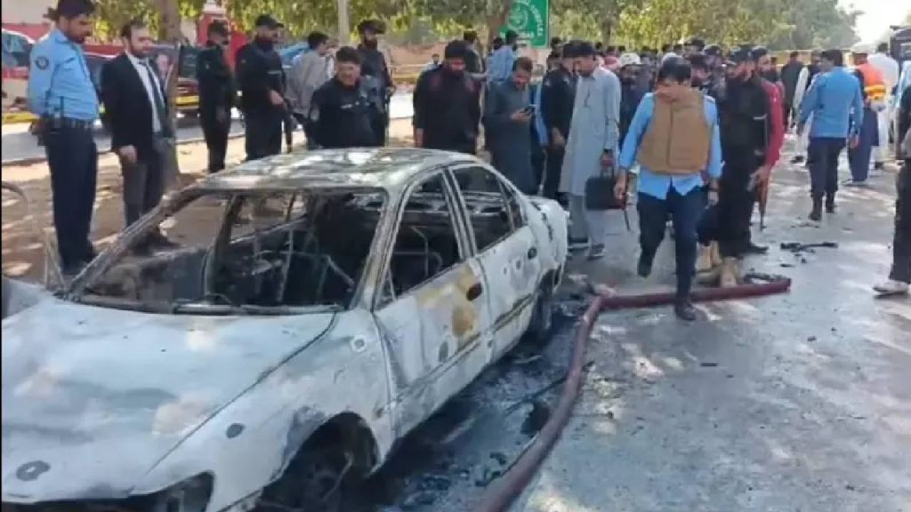 Car Explodes In Islamabad
