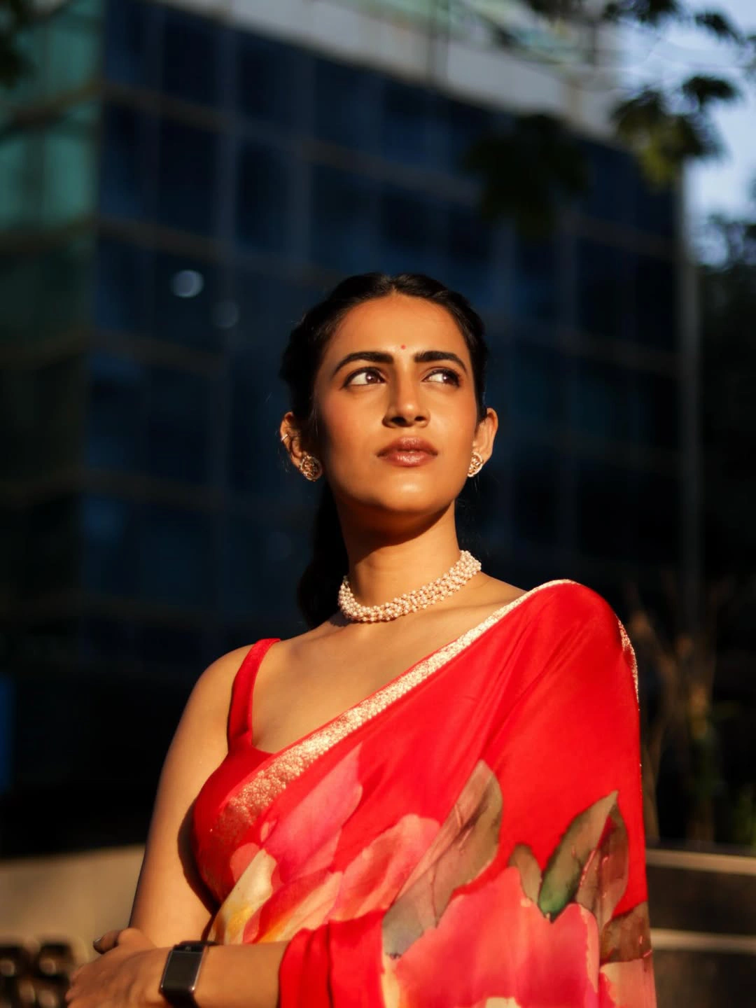 Niharika Konidela Stylish Looks in Saree
