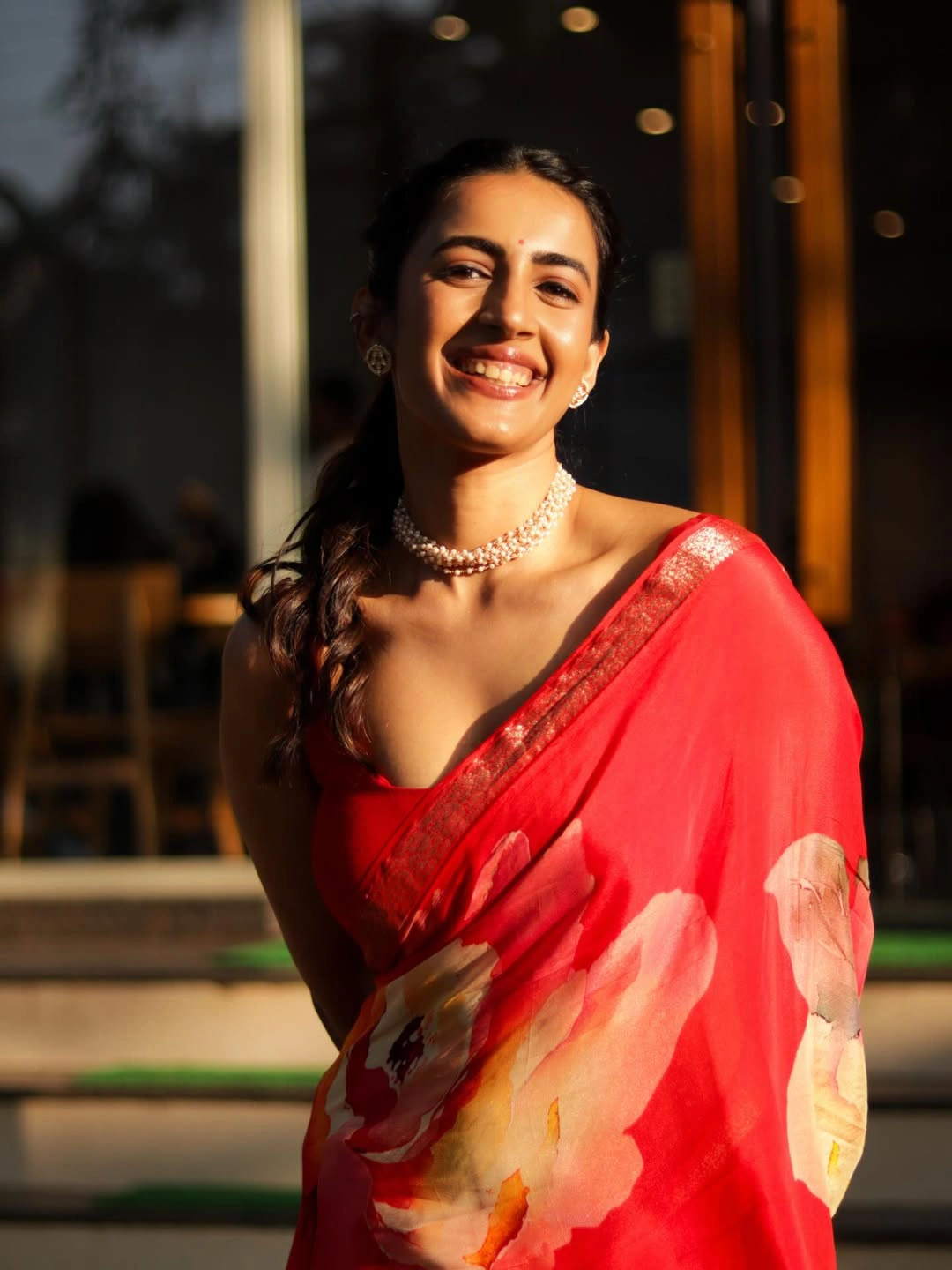 Niharika Konidela Stylish Looks in Saree