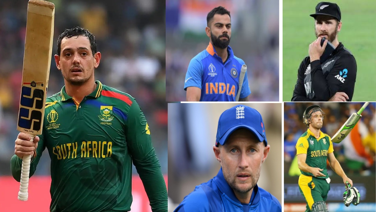 Quinton de Kock : క్వింట‌న్ డికాక్ అరుదైన ఘ‌న‌త.. విరాట్ కోహ్లీ, జోరూట్‌, డివిలియ‌ర్స్‌, కేన్ విలియ‌మ్స‌న్ రికార్డులు బ్రేక్‌..